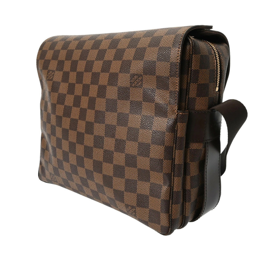 Louis Vuitton Brown Shoulder Naviglio Canvas Damier Bag Brown